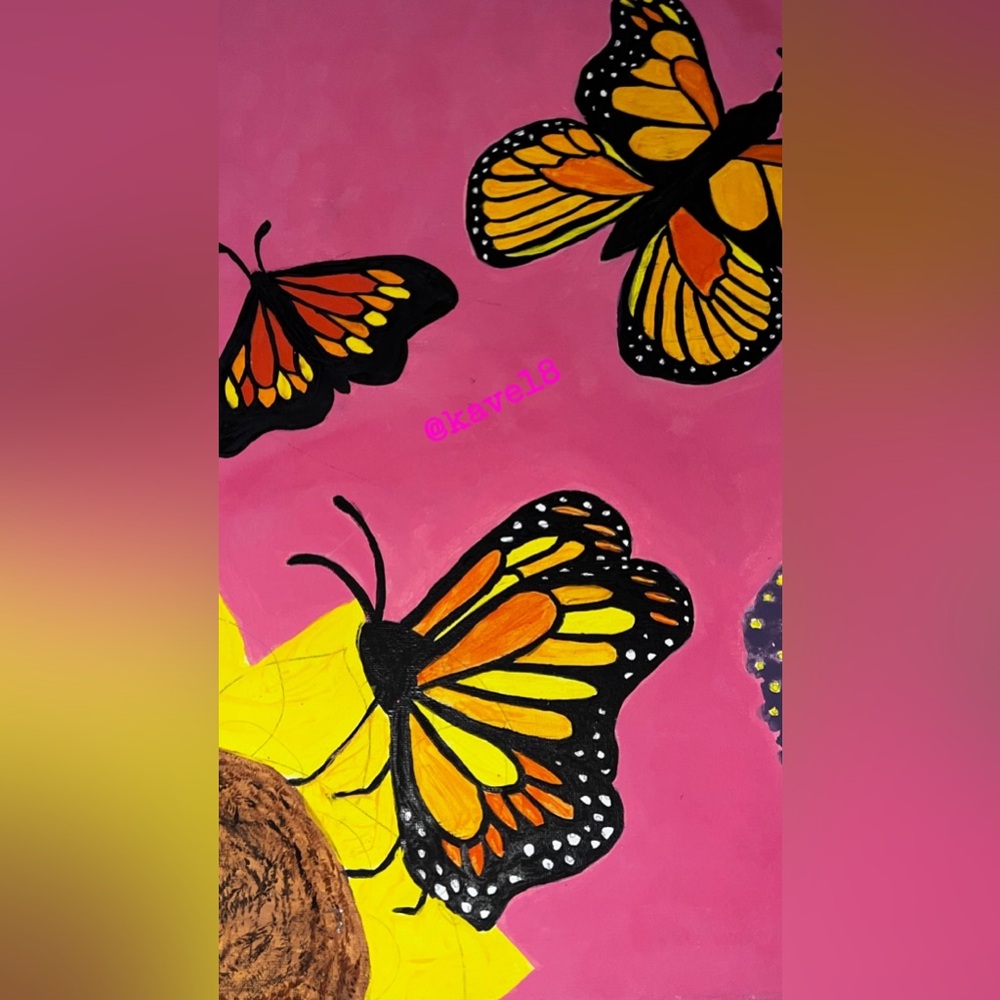 Hand painted cartoon portraits